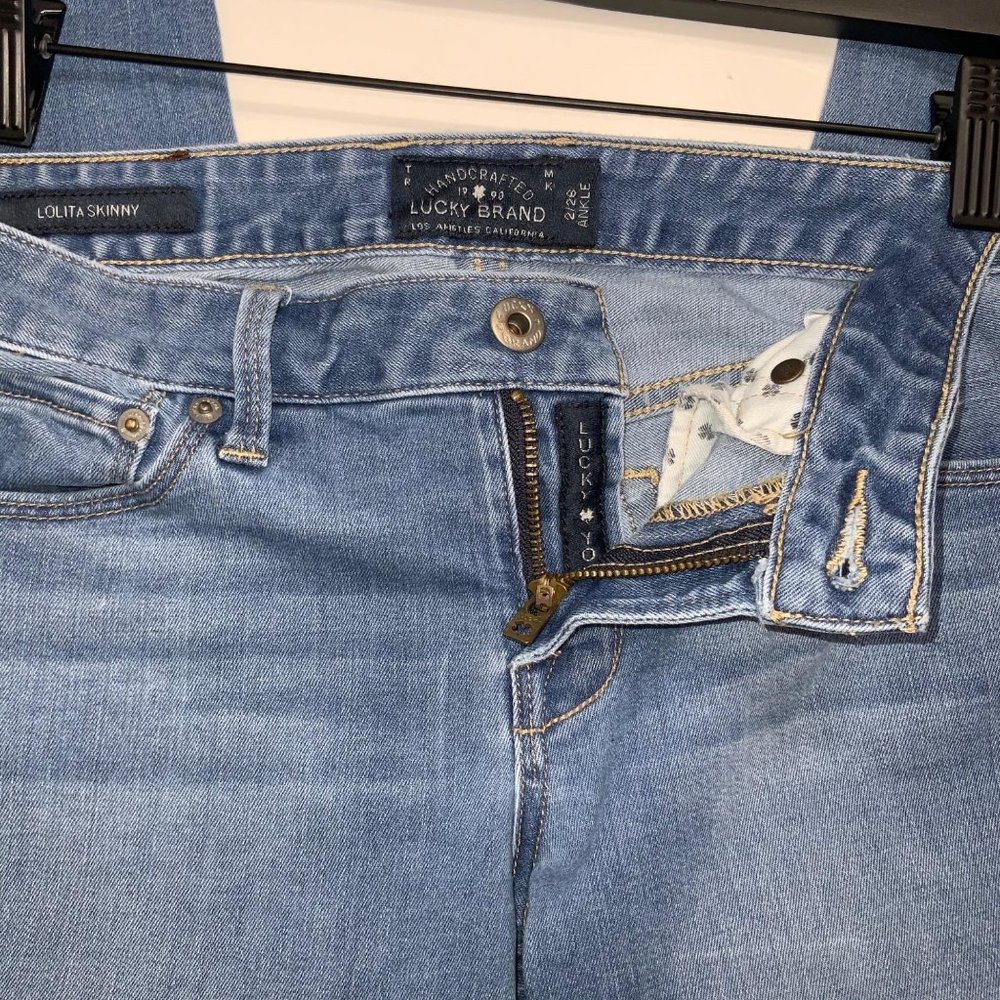 Lucky Brand 26 Mid Rise Skinny Jeans